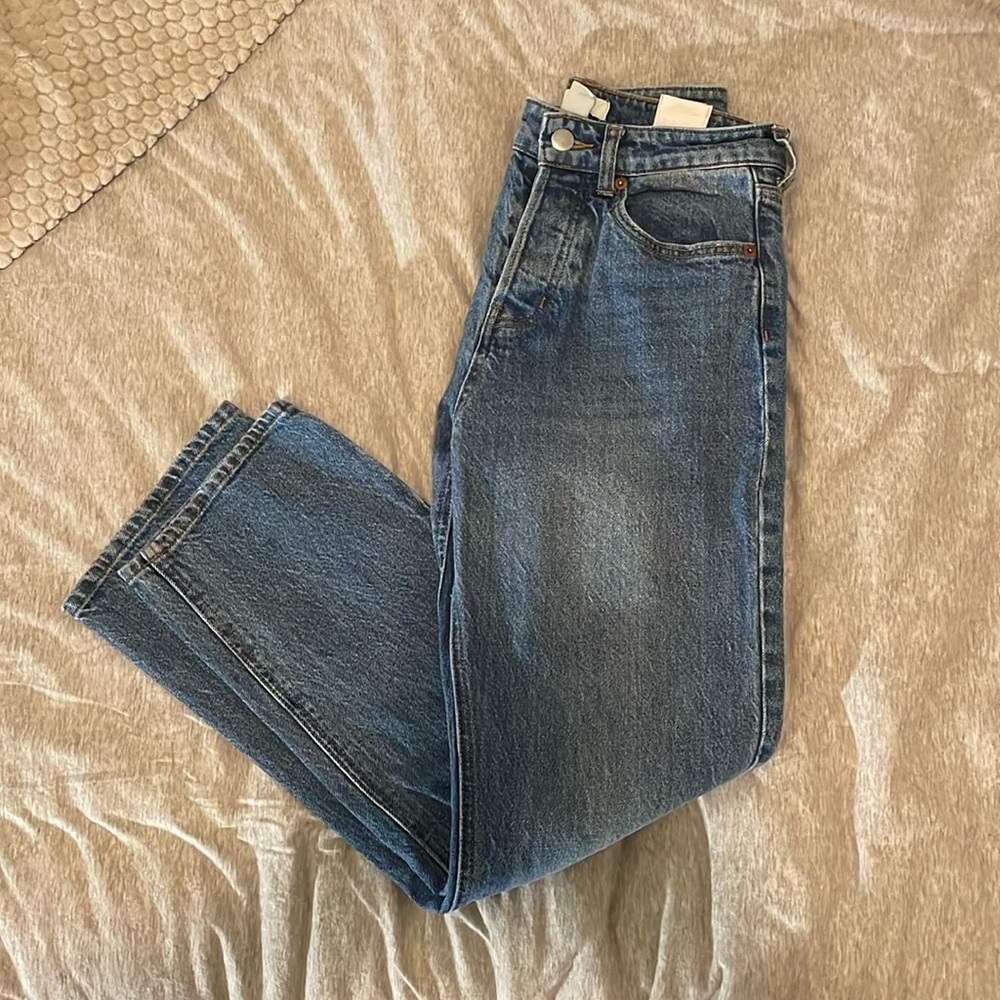 H&M Straight Leg Denim Jeans - Size 4
